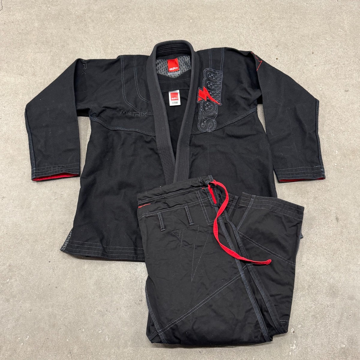 Storm Kimonos BJJ Gi Matrix Mens A2 Black The Mission Submission