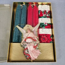 Adirondack Handmade Glycerin Scented Soap & Candles + Angel Gift Box Christmas