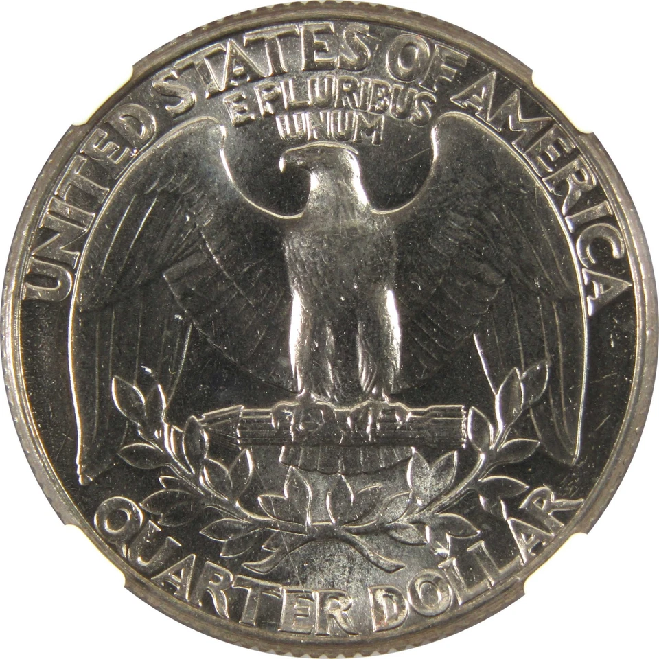 1986 D Washington Quarter MS 66 NGC Clad 25c Uncirculated SKU:I9505 - Image 4 of 4