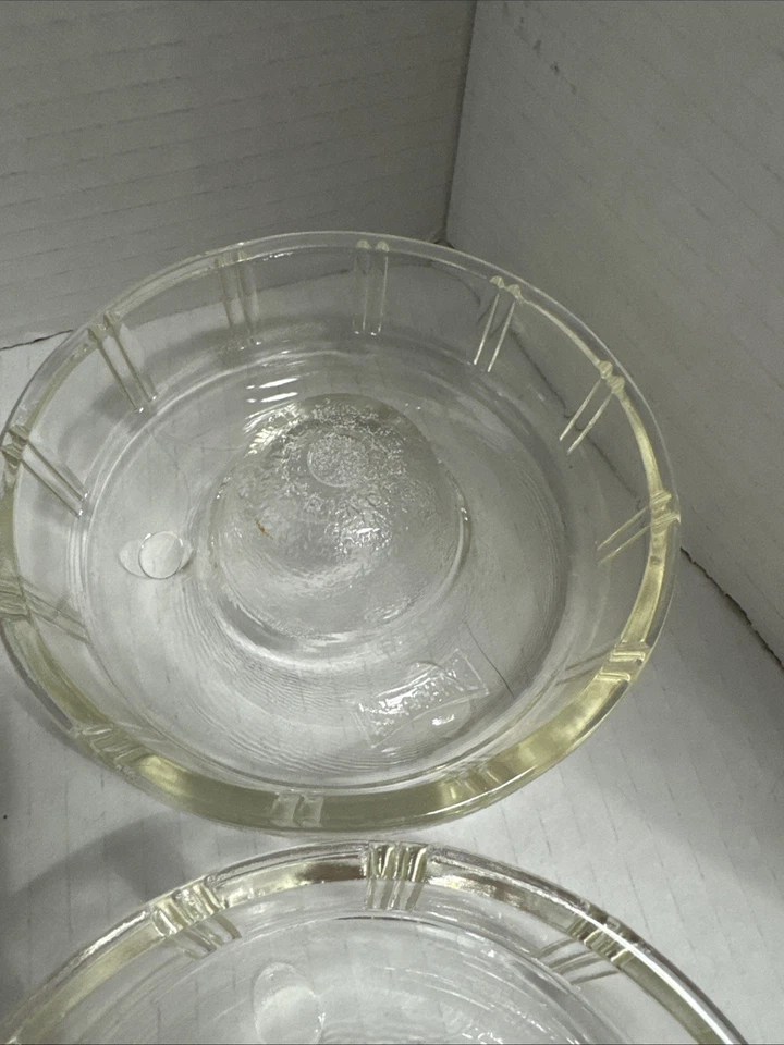 Juego de 8 moldes de gelatina para pastel Little Princess Glasbake Bundt años 40 vintage EE. UU. Foto 3 de 4