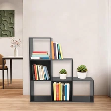 6-Cube Storage Organizer, Bookcase, Display Compartment, Open Back, Home Office