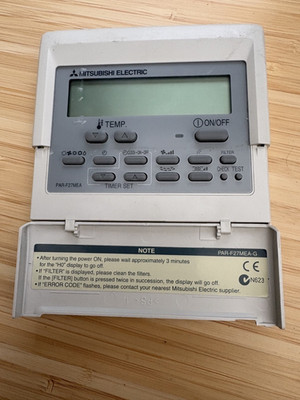 Mitsubishi Electric Par F27MEA Fernbedienung VRF Klimaanlage mitsi MNET
