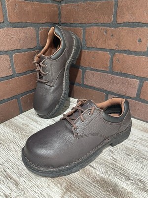 Wolverine EXERT W10196 Men's Oxford Work Boot Brown Leather Size 8 FAST SHIP!