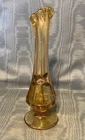 Vintage Rare Fenton Hand Paint 50th Anniversary Vase     USA