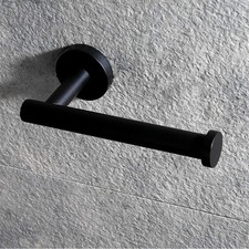 Wall-Mounted Toilet Paper Roll Holder 304 Stainless Steel Hook Bathroom Brushed — image 10