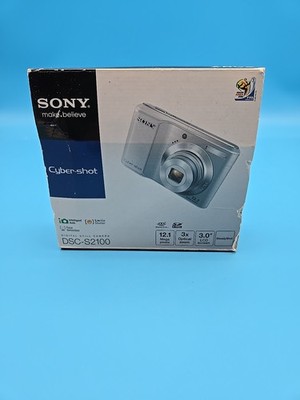 Sony Cyber-shot DSC-S2100 Digital Camera 12.1MP 3X Zoom Silver