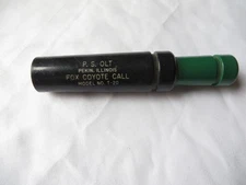 Vintage Fox Coyote Call Model #T-20 P.S. OLT Pekin Illinois