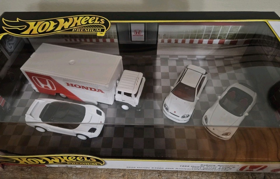 Hot Wheels Premium Honda S2000 Bianca - Scala 1:64, Modello Inedito Sciolto - Nuovo