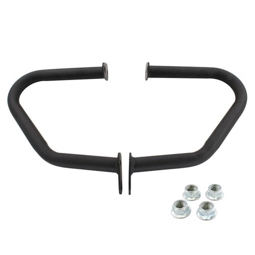 2x Black Motorcycle Engine Guard Crash Bar Vehicle - Picture 5 of 7