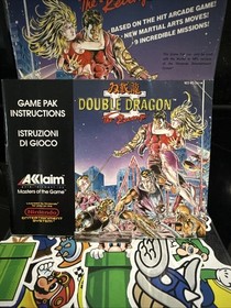 Nintendo NES Double Dragon Trilogy Complete With Manuals Pal A