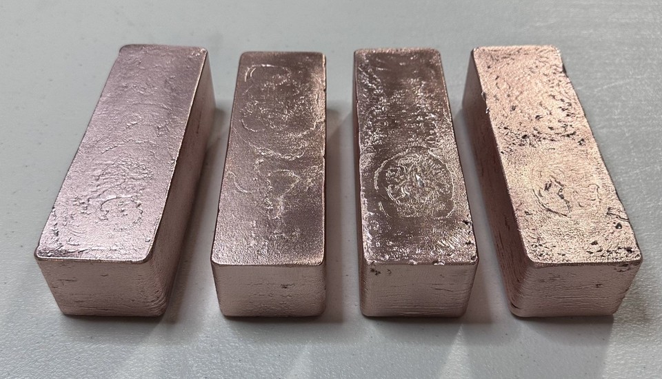 23lb Hand Poured Copper Ingots | eBay