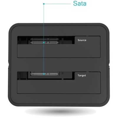Dual-Bay External Hard Drive Dock - UASP 6Gbps