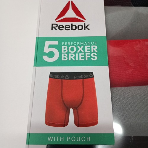 Boys Performance Boxer Briefs Reebok Size M Medium (8/10) 5 Pack Moisture Wick - Picture 3 of 6