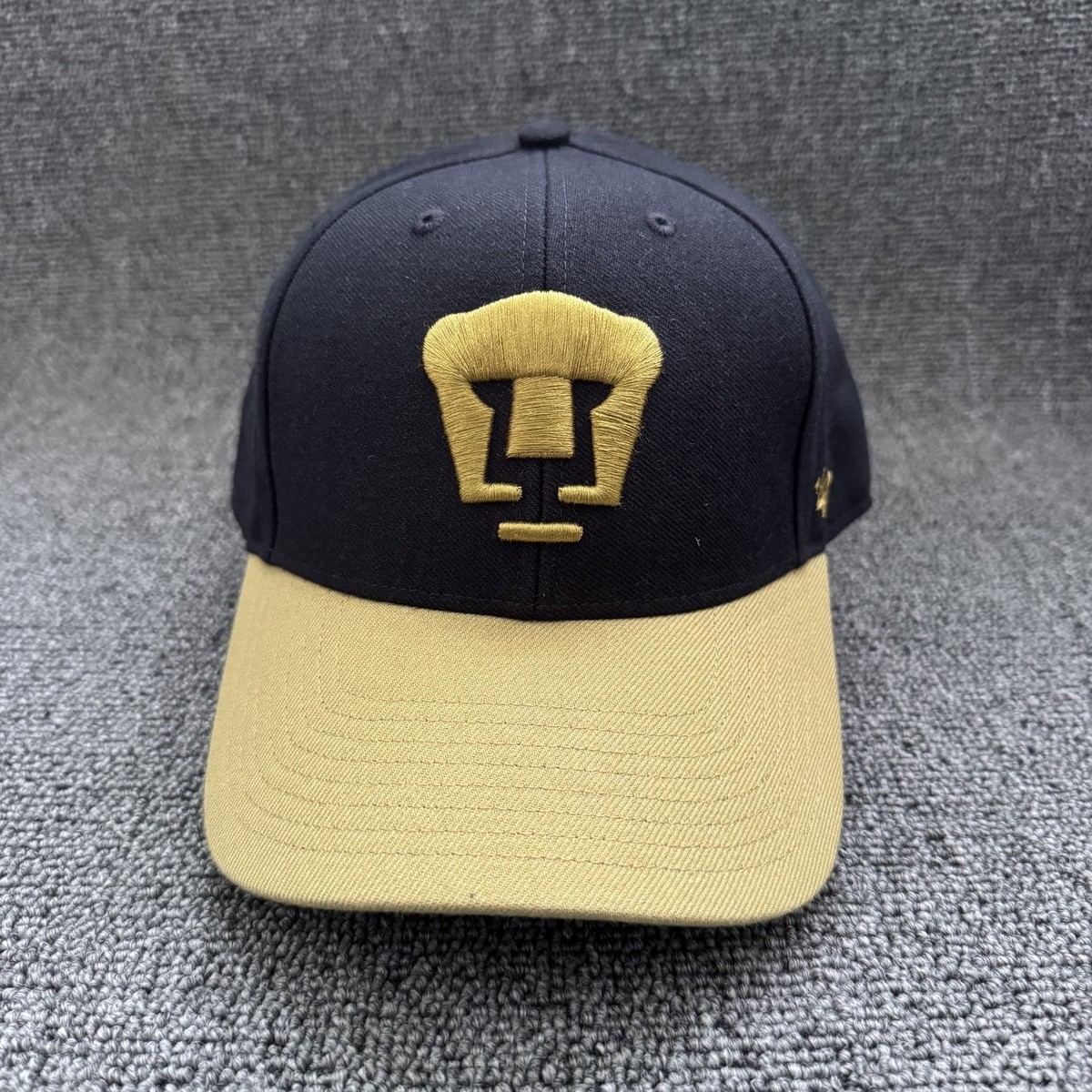 '47 Brand Pumas UNAM Baseball Cap Strapback Navy Gold Hat Sports