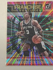 2022-23 Donruss Franchise Features Pink 30/50 Keldon Johnson #30  Spurs