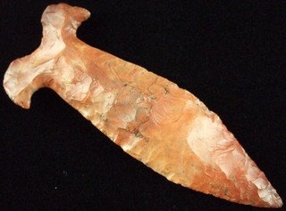 Exceptionally Fine Florida Coastal Mustache Simpson Point with COA Arrowheads