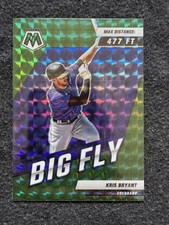 2022 Panini Mosaic #BF-4 Kris Bryant Big Fly Green Mosaic Colorado Rockies