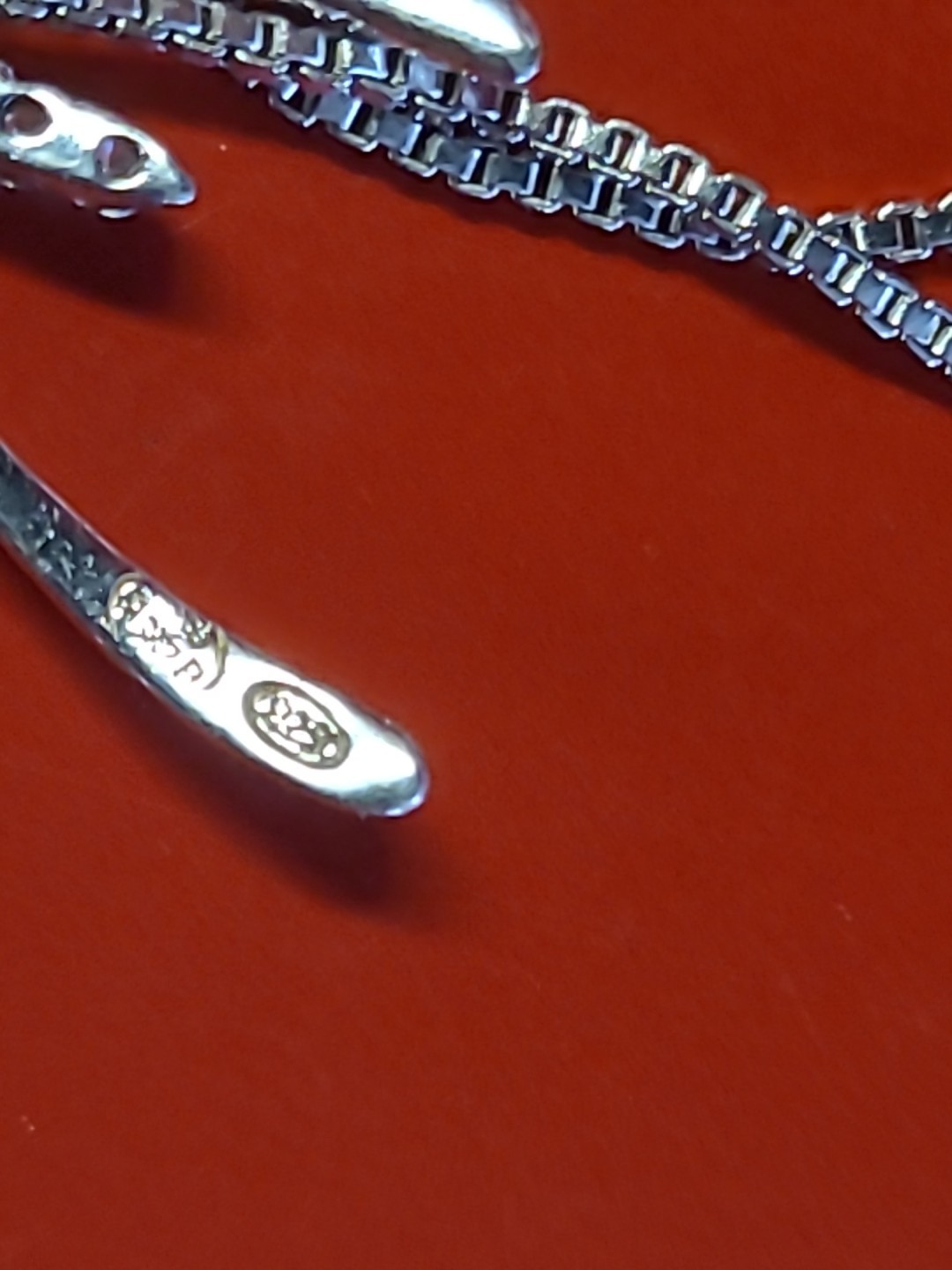 Beautiful Solid Silver Necklace and Earrings Jewe… - image 11