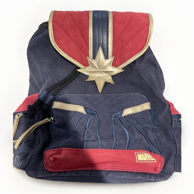 Bioworld Disney Backpack Exclusive Large Captain Marvel Bag RARE