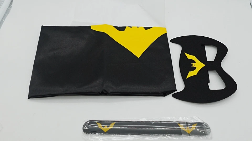 Conjunto de capa y máscara de superhéroe para niños Disfraz Juegos con disfraces Traje de Halloween Foto 3 de 4