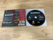 MechWarrior 2 PlayStation PS1 Disc & Back Art