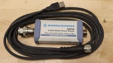 Rohde Schwarz NRP8S Three-Path Diode Power Sensor 10MHz-8GHz w/Cable GOOD 2 avai