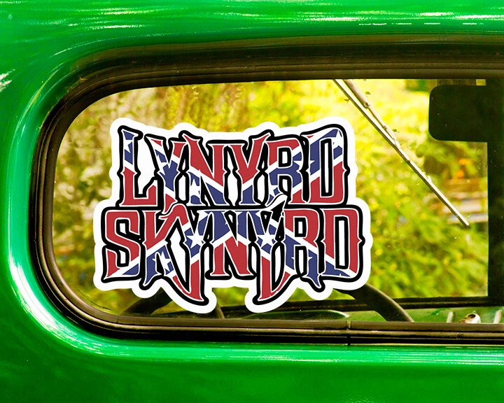 THE DECAL AND STICKER MAFIA 2 LYNYRD SKYNYRD BAND DECALs Sticker Bogo For Car Window Bumper Laptop Rv