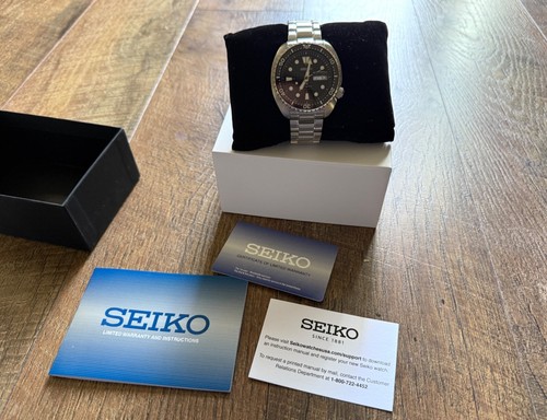 Seiko Prospex Automatik Diver silber Edelstahlband Herrenuhr SRPE03