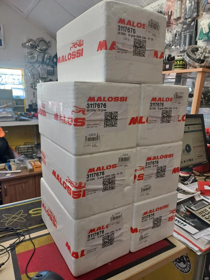 Kit de cilindros Vespa PX125-150 LML Sprint Super Cosa MALOSSI Sport 177cc Foto 2 de 3