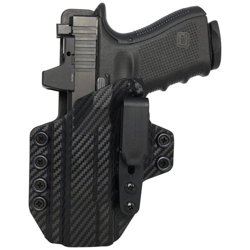 Springfield Hellcat Leather Hybrid Holster - Rounded Gear - Picture 2 of 4