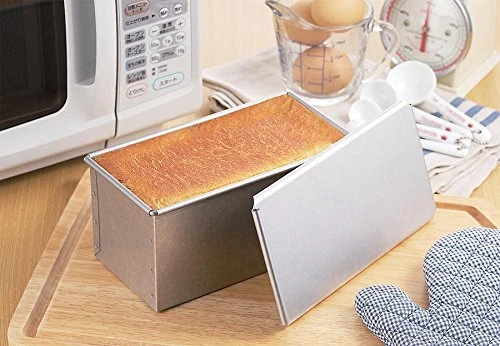 Tiger Crown Bread Pan Silver 95x190x95mm Square Bread Pan 1 Loaf Steel Cupcake Foto 4 de 4