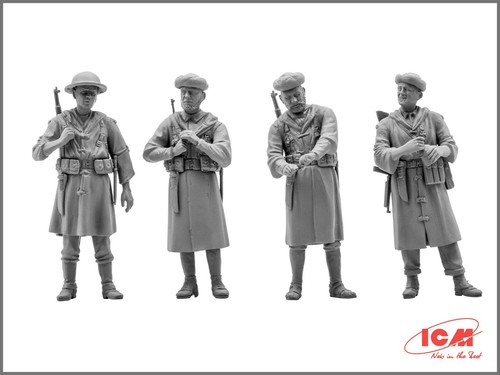 ICM 35565 Plastic model kit Scale 1:35 Moroccan Goumier Rifles (1943) 4 figures - Picture 4 of 8