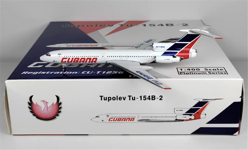 Phoenix Cubana Airlines Tupolev TU-154B2 CU-T1256 LTD 1/400 Pre