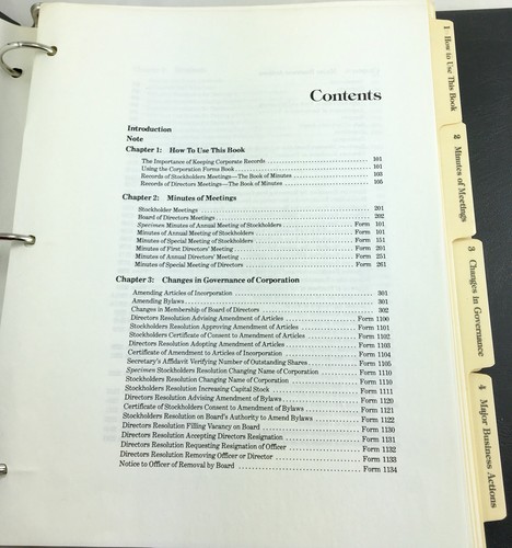 Komplettes Buch der Corp. Formulare. Inkorp. Kit für Kalifornien - Bild 4 von 12