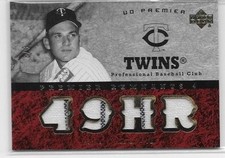 2007 UD PREMIER BASEBALL HARMON KILLEBREW QUAD JERSEY WITH PINSTRIPE 3/3 RARE