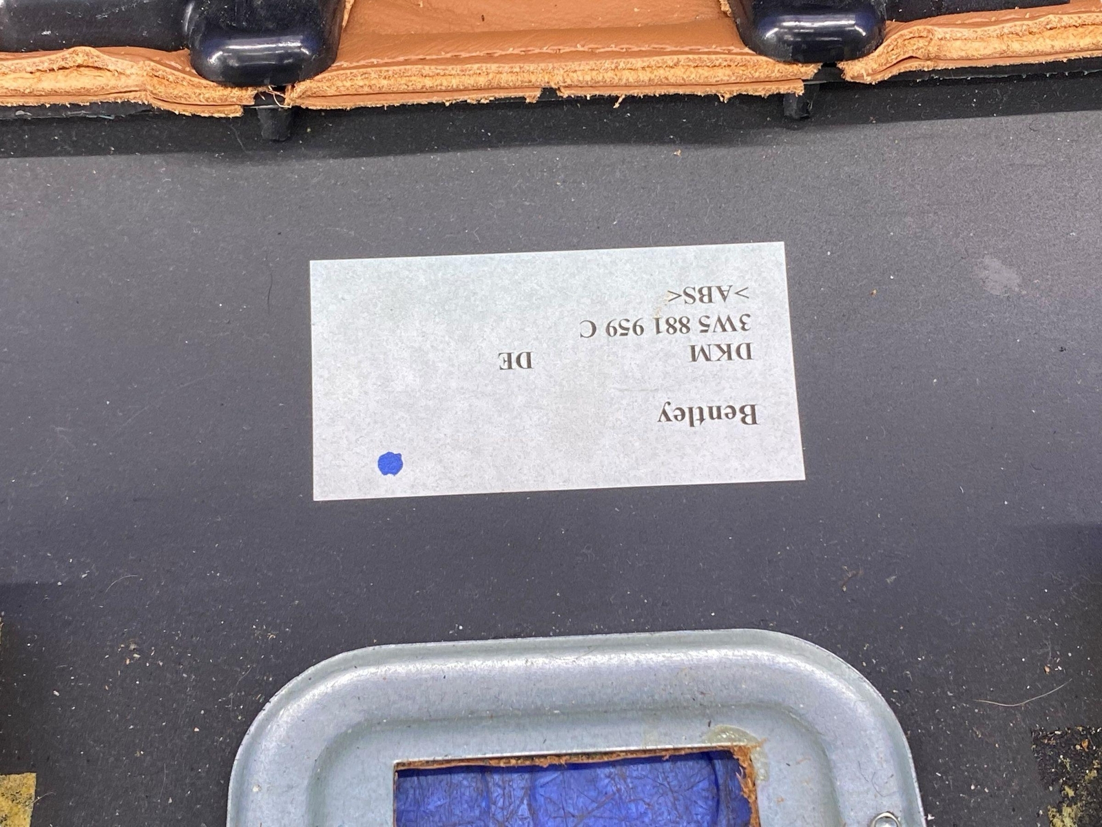 2006-2012 BENTLEY CONTINENTAL FLYING SPUR FRONT LEFT SEAT BACKING BACK PANEL OEM