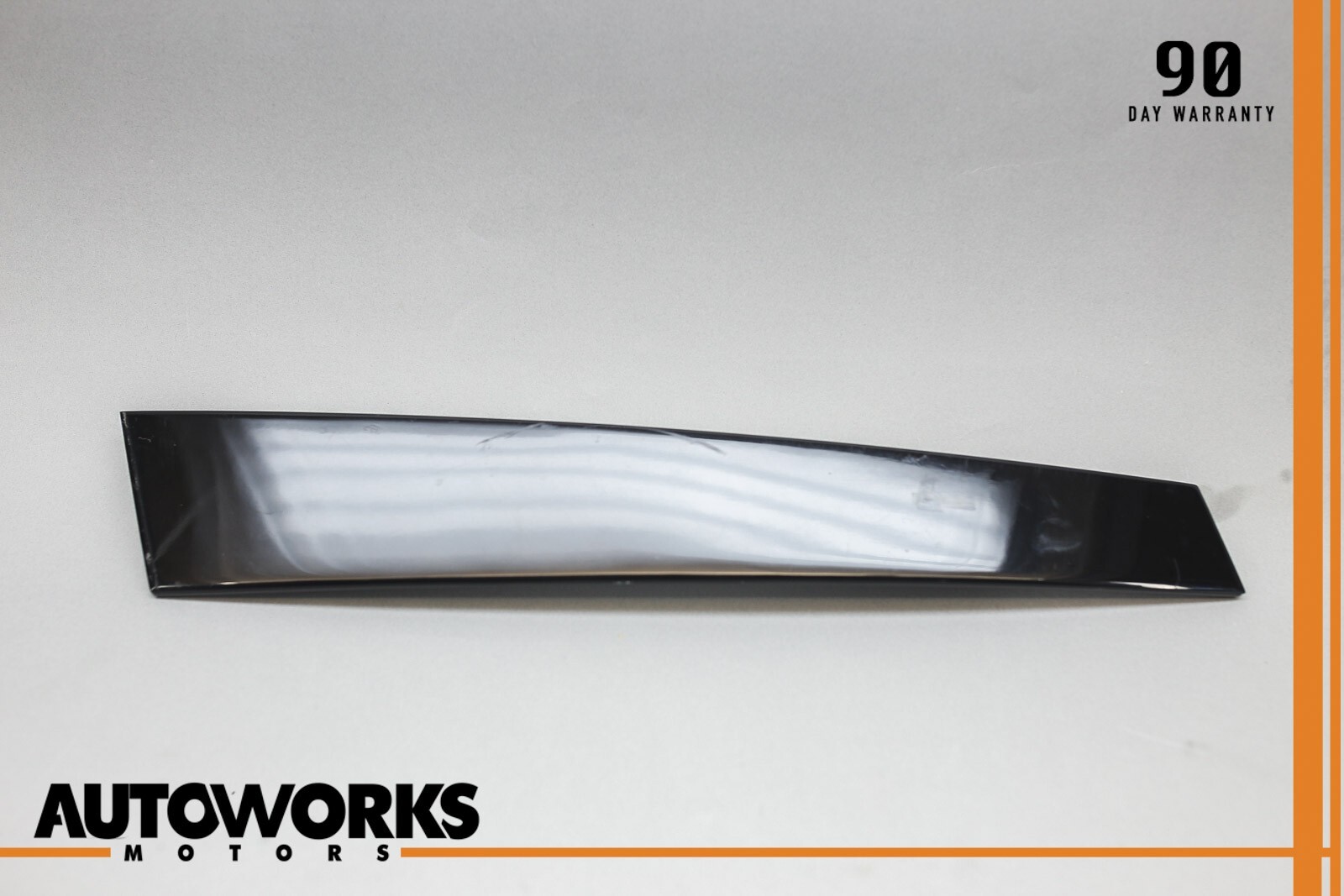 03-13 Maserati Quattroporte M139 Front Left Exterior B-Pillar Moulding Trim OEM