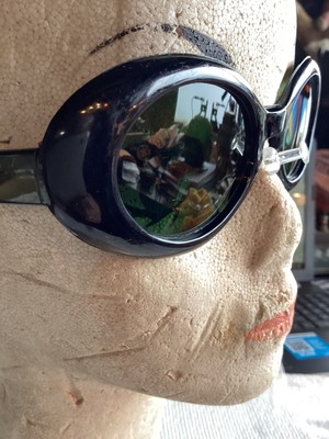 Vintage Rayex Womens Cateye Sunglasses Green Tinted Glass  display picture 3