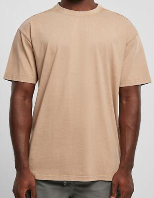 Herren T-Shirt Acid Washed Heavy Oversize Tee | Build Your Brand | BY189