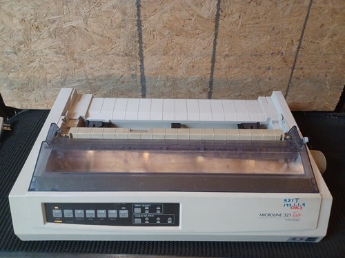 Oki Microline 321 Turbo Point of Sale Dot Matrix Printer with Lan adapter