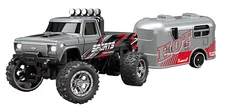 RC Micro 1/64 PICKUP TRUCK W/ Trailer + LED Micro RC Truck 2.4ghz *GRAY*