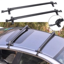 Universal 43.3" Aluminum Car Top Roof Rack Cross Bars Luggage Carrier with Lock