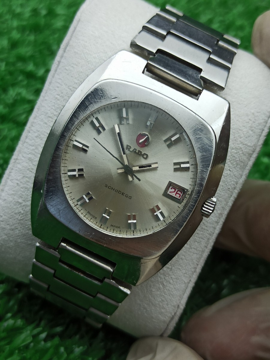 RADO 「SCHEIDEGG」 ELEGANT VINTAGE RADO SCHEIDEGG SILVER AUTOMATIC WATCH SWISS