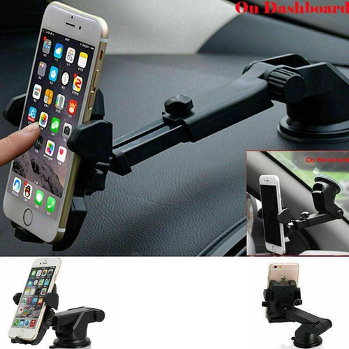 US 2 Pcs 360° Universal Car Windshield Vent Phone Mount Stand Holder Cellphone - Picture 8 of 23