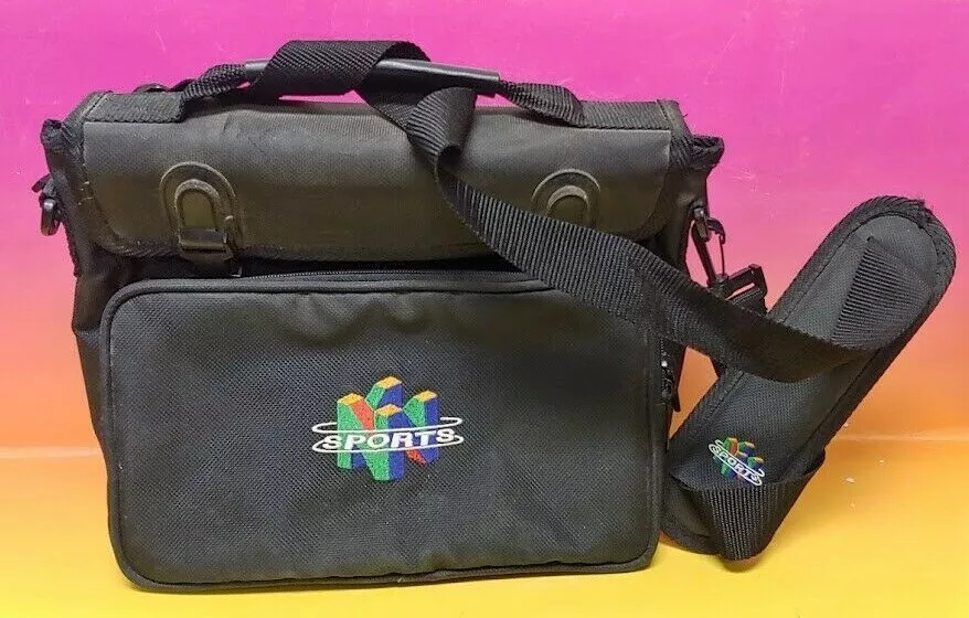 Vintage Genuine Nintendo 64 N64 System Soft Padded Carrying Case Travel Bag