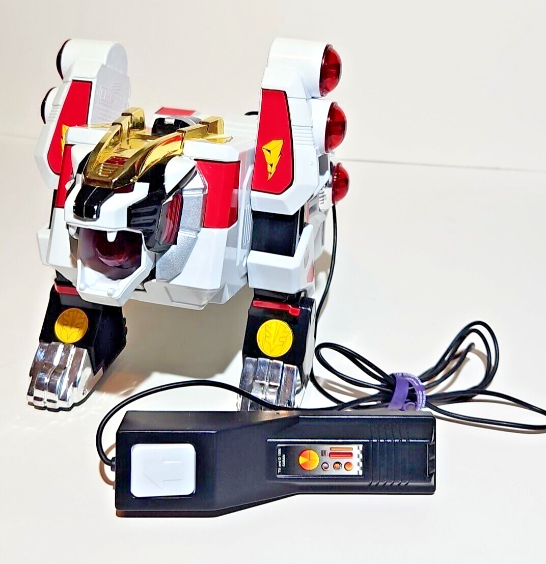 White Tigerzord Mighty Morphin Power Ranger Remote Control Toy by Empire 1994