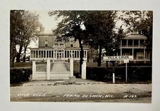 1940s Villa Louis Prairie Du Chien Wisconsin Vintage RPPC Real Photo Postcard