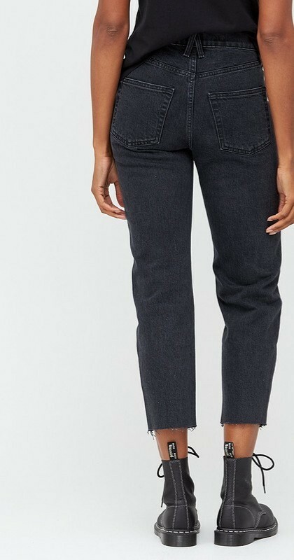 V By Very L30 uk10 High Waist Straight Leg Jeans - Black Wash QPP4P