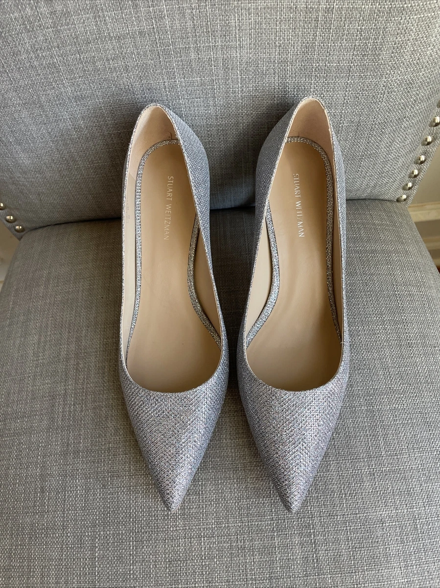 Stuart weitzman glitter best sale pump