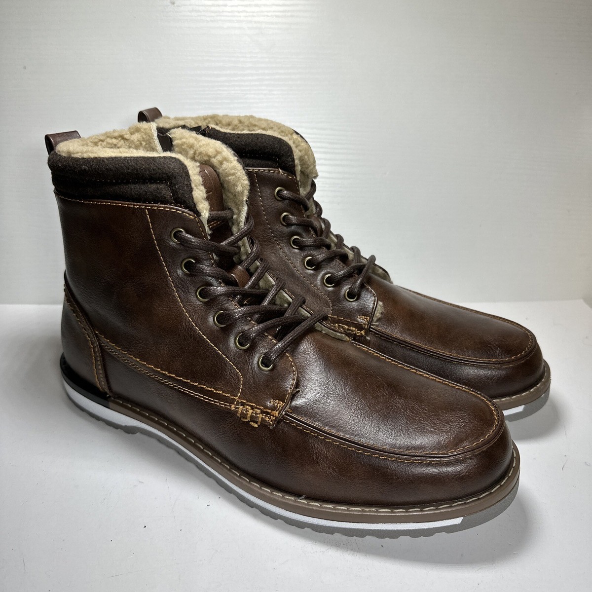 Harrison Myles Harrison Men's Moc Toe Boots Harrison Myles